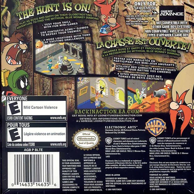 Looney Tunes: Back in Action - (GBA) Game Boy Advance [Pre-Owned] Video Games Electronic Arts   