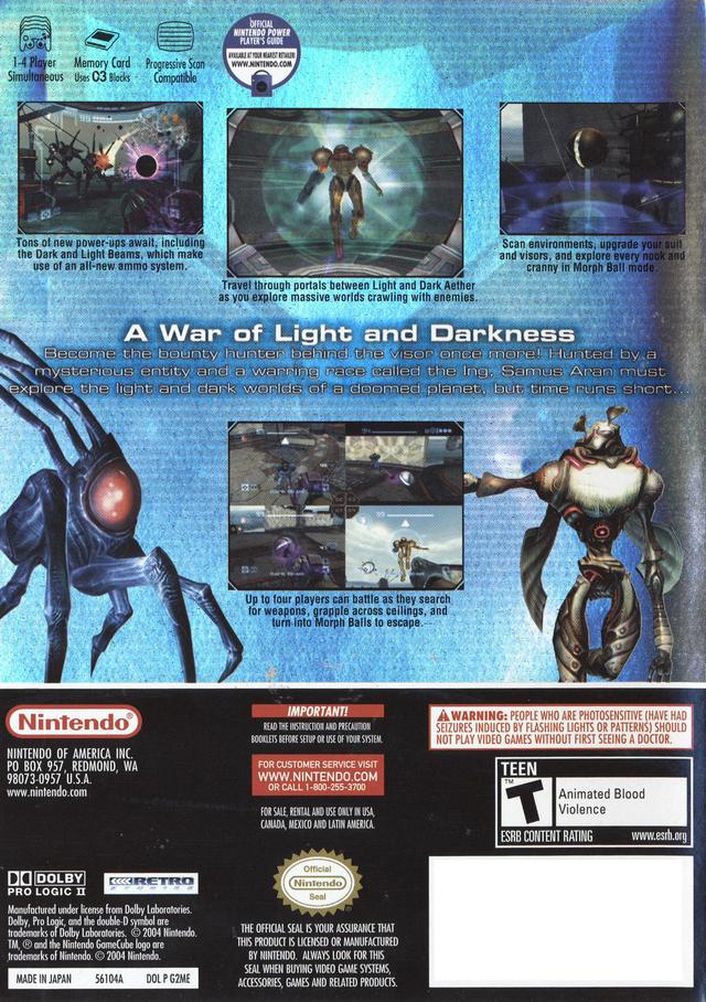 Metroid Prime 2: Echoes - (GC) GameCube [Pre-Owned] Video Games Nintendo   