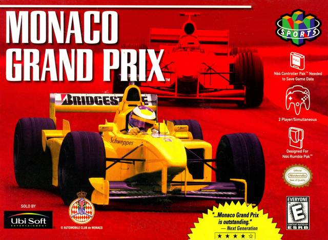 Monaco Grand Prix - (N64) Nintendo 64 [Pre-Owned] Video Games Ubisoft   
