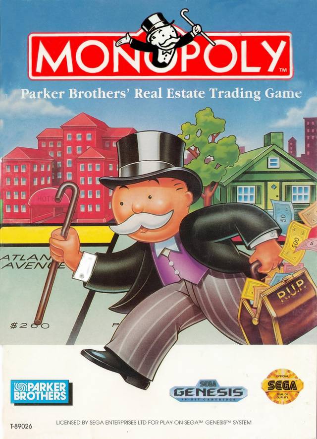 Monopoly - (SG) SEGA Genesis [Pre-Owned] Video Games Parker Brothers   