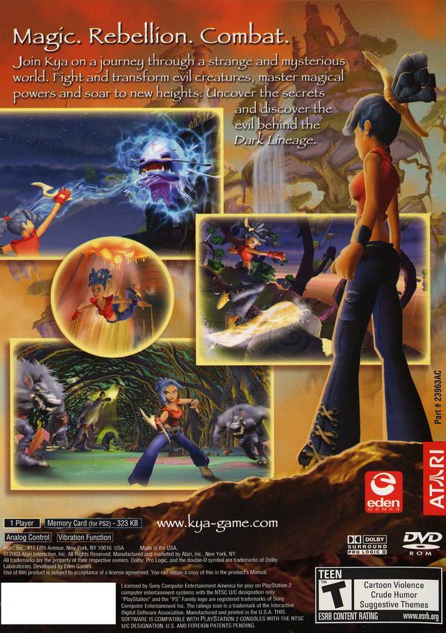 Kya: Dark Lineage - (PS2) PlayStation 2 [Pre-Owned] Video Games Atari SA   