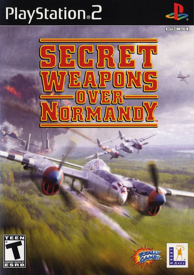 Secret Weapons Over Normandy - PlayStation 2 Video Games LucasArts   
