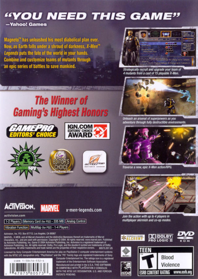Amazon.com: X-men Legends II Rise of the Apocalypse - Xbox
