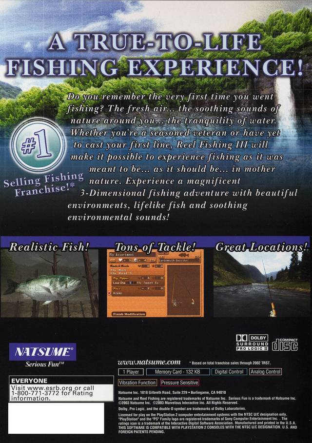Reel Fishing III - (PS2) PlayStation 2 Video Games Natsume