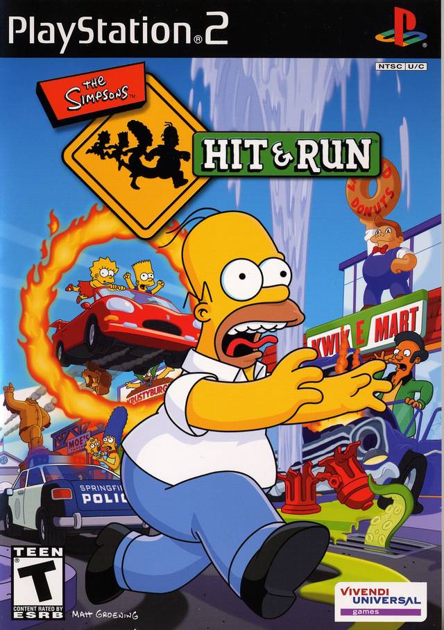 The Simpsons: Hit & Run - (PS2) PlayStation 2 [Pre-Owned] Video Games VU Games   