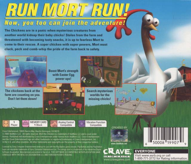 Mort the Chicken - (PS1) PlayStation 1 [Pre-Owned] Video Games Crave   