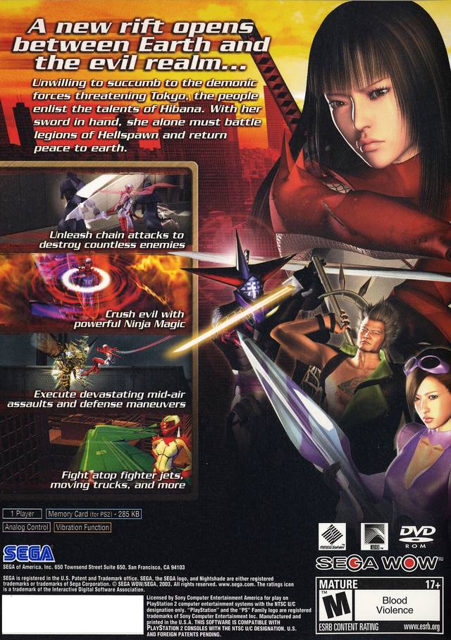 Nightshade - (PS2) PlayStation 2 [Pre-Owned] Video Games Sega   