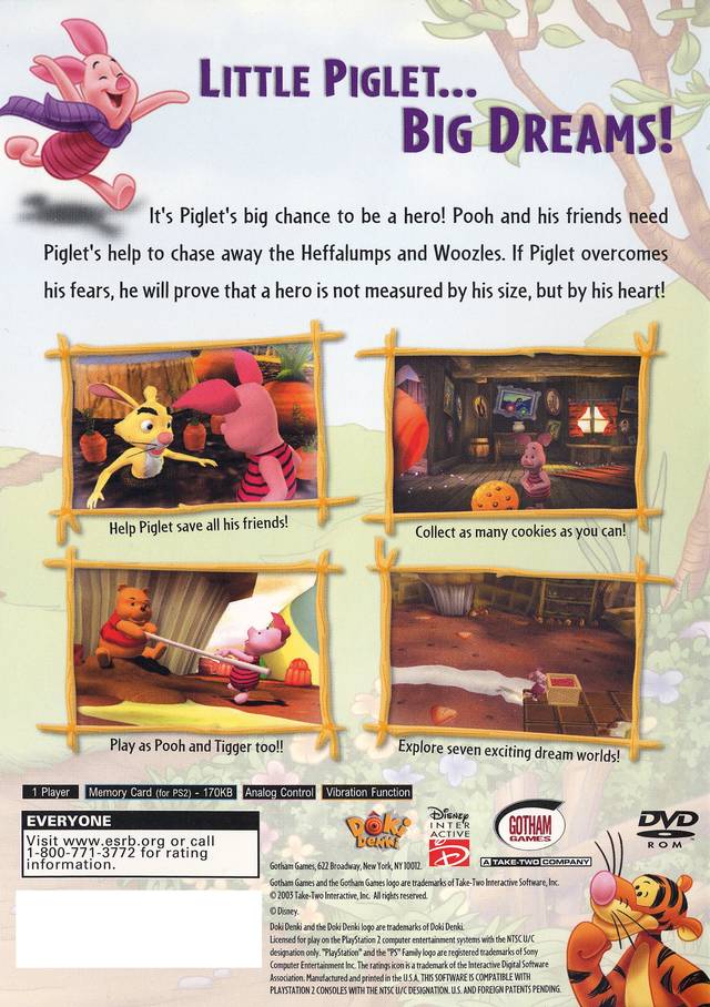 Piglet's Big Game - (PS2) PlayStation 2 [Pre-Owned] Video Games Gotham Games   