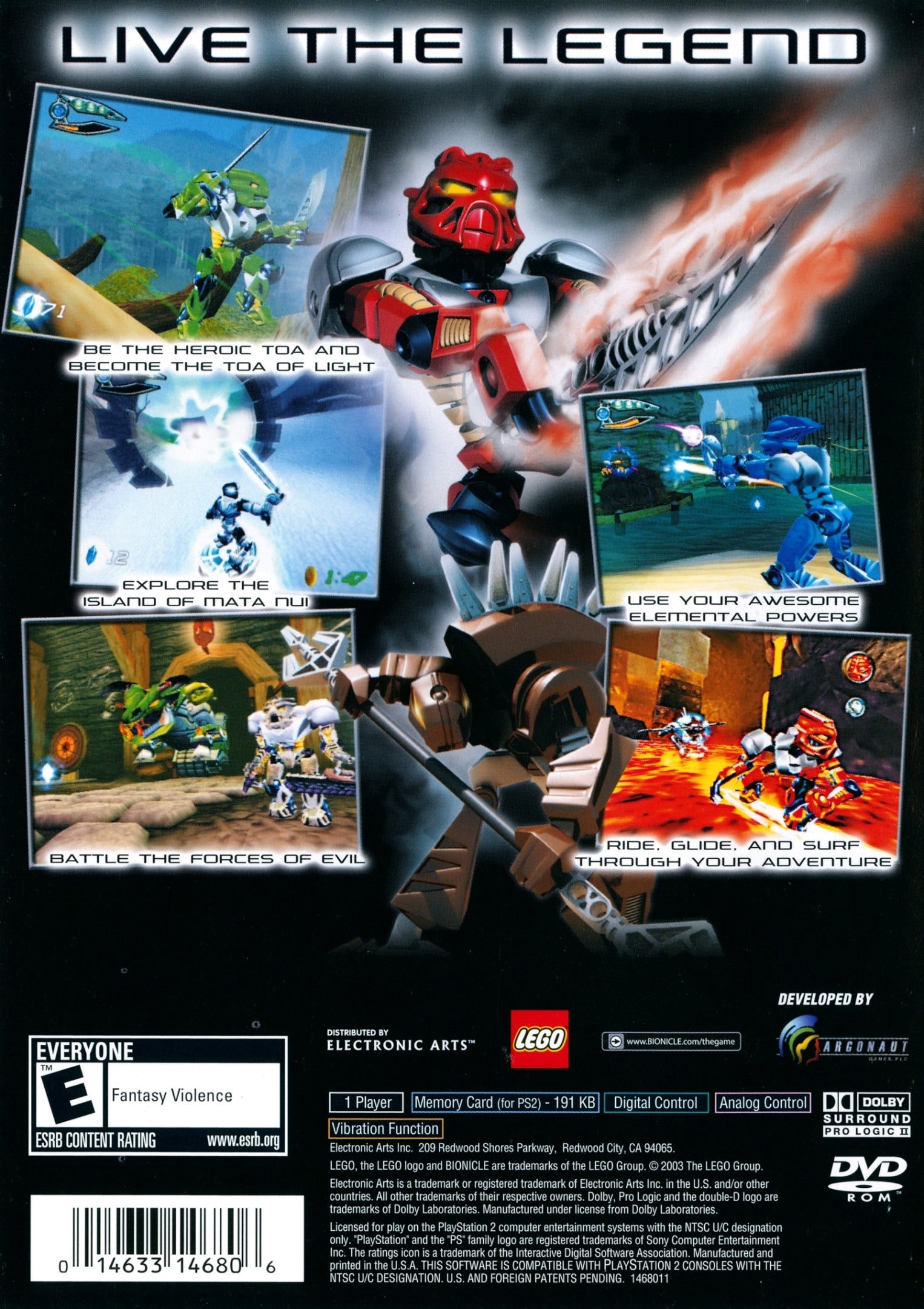 Bionicle: The Game - (PS2) PlayStation 2 [Pre-Owned] Video Games Electronic Arts