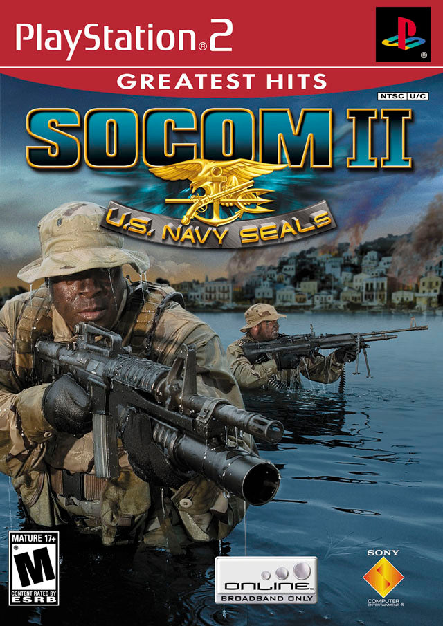 SOCOM II: U.S. Navy SEALs (Greatest Hits) - (PS2) PlayStation 2 [Pre-Owned] Video Games SCEA   