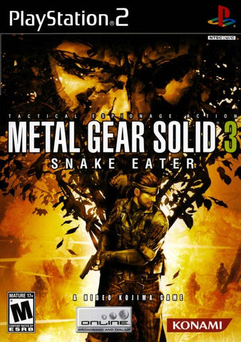 Metal Gear Solid 3: Snake Eater - (PS2) PlayStation 2 Video Games Konami   