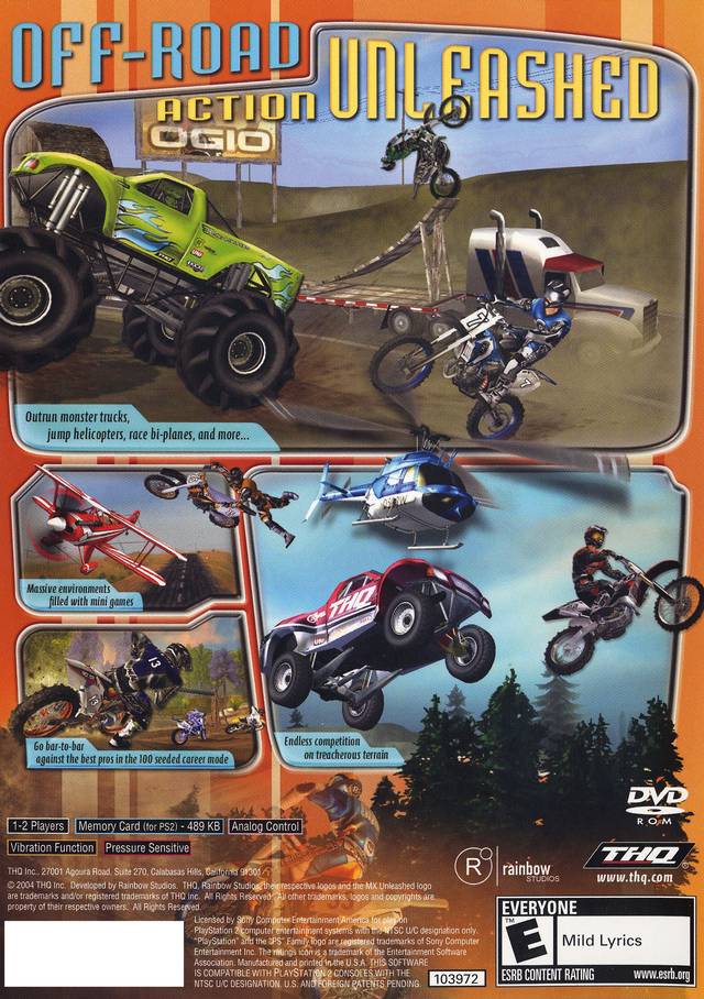 MX Unleashed - (PS2) PlayStation 2 [Pre-Owned] Video Games THQ   