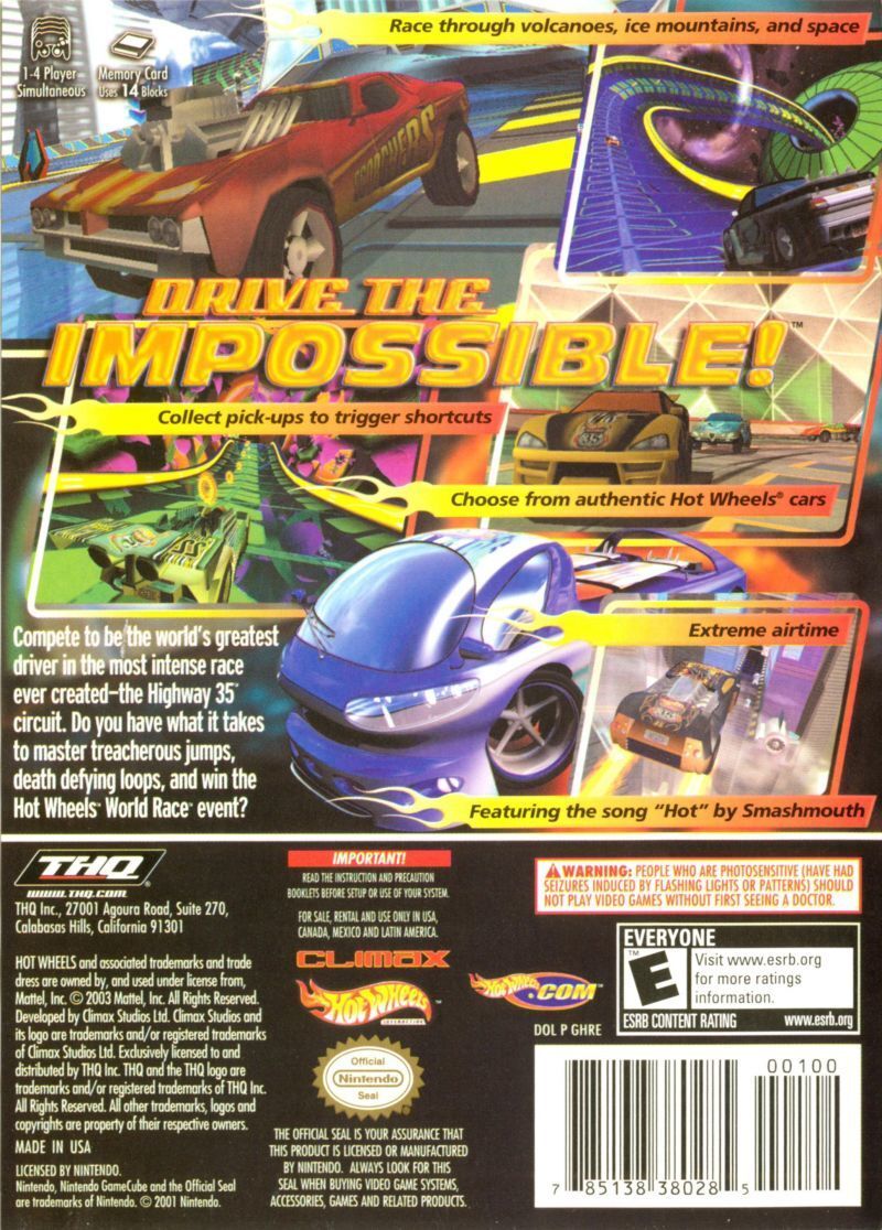 Hot Wheels: World Race - (GC) GameCube [Pre-Owned] Video Games THQ   