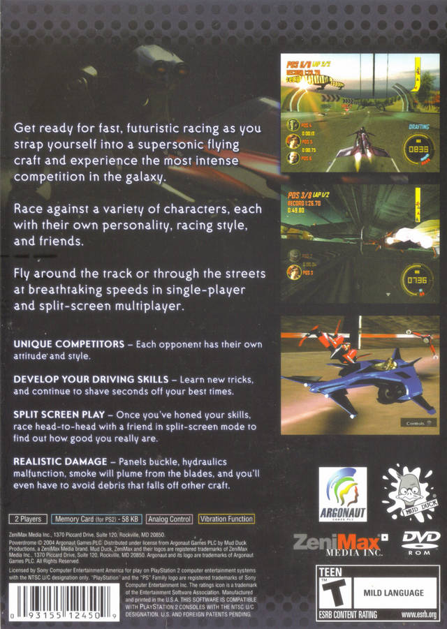 Power Drome - (PS2) PlayStation 2 Video Games Mud Duck Productions   