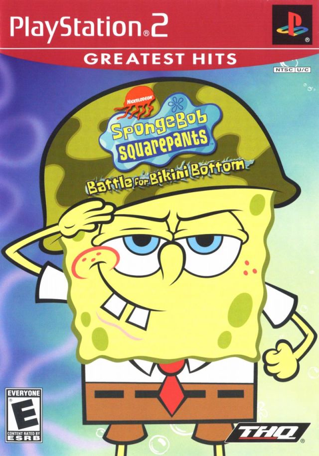 SpongeBob SquarePants: Battle for Bikini Bottom (Greatest Hits) - (PS2) PlayStation 2 [Pre-Owned] Video Games THQ   