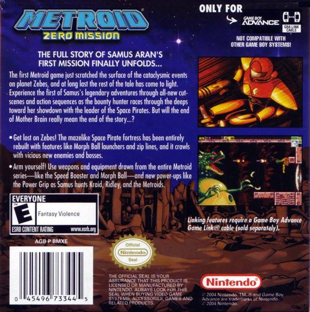 Metroid: Zero Mission - (GBA) Game Boy Advance [Pre-Owned] Video Games Nintendo   