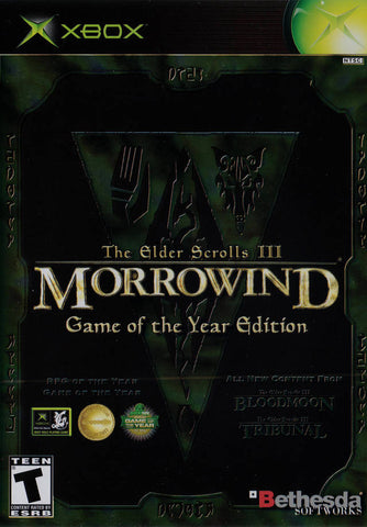 The Elder Scrolls III: Morrowind - Game of the Year Edition - Xbox Video Games Bethesda Softworks   