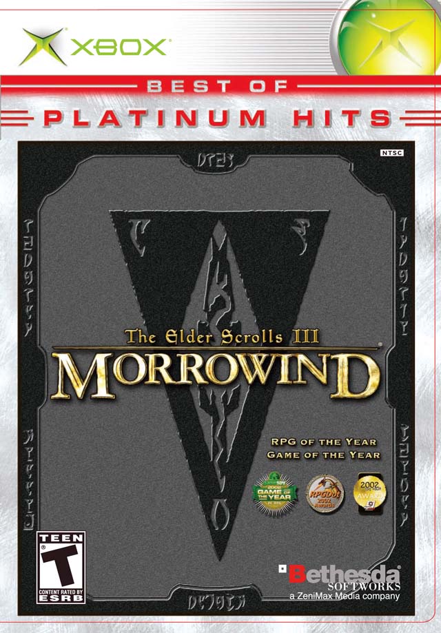 The Elder Scrolls III: Morrowind - Game of the Year Edition (Platinum Hits) - Xbox Video Games Bethesda Softworks   
