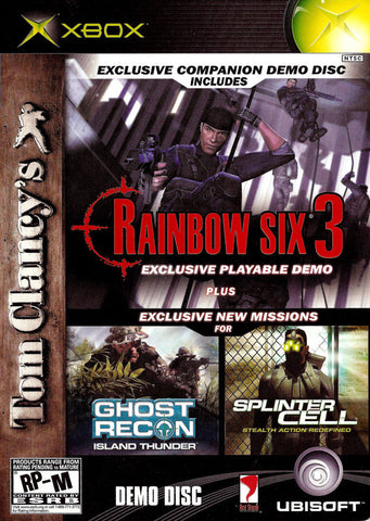 Tom Clancy's Rainbow Six 3 Companion Disc - Xbox Video Games Ubisoft   