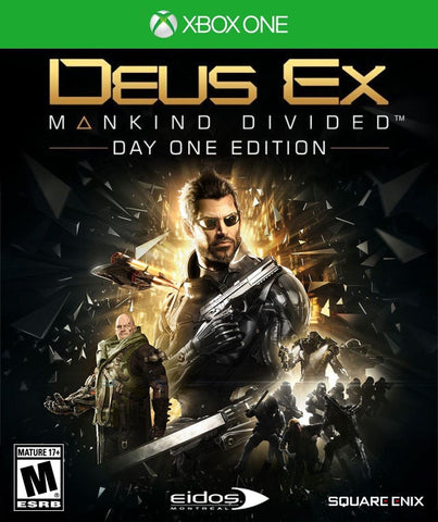 Deus Ex: Mankind Divided (Day One Edition) - (XB1) Xbox One [Pre-Owned] Video Games Square Enix   