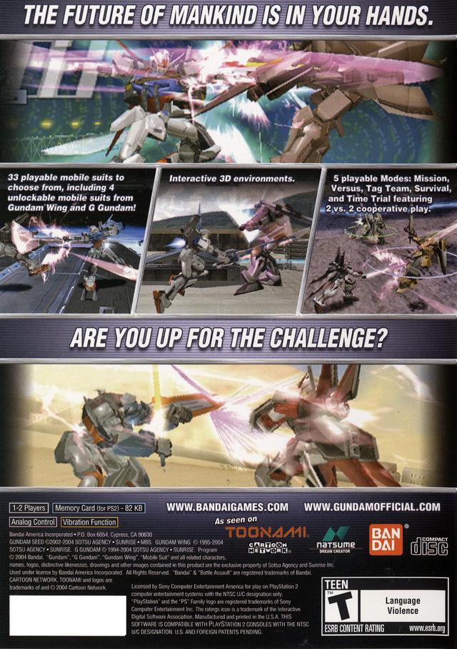 Battle Assault 3 featuring Gundam Seed - PlayStation 2 Video Games Bandai   