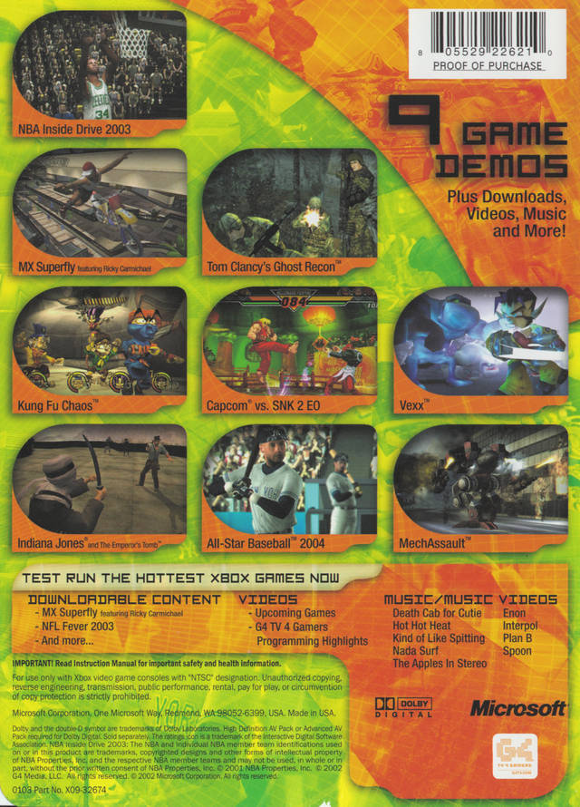 Xbox Exhibition Volume 2 - Xbox Video Games Microsoft Game Studios   