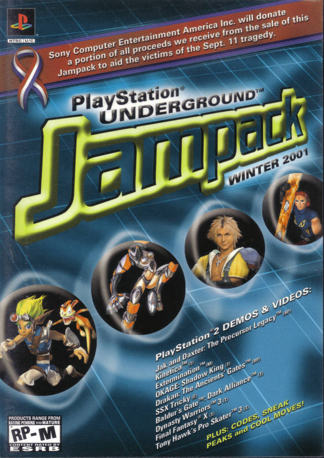 Jampack Winter 2001 - PlayStation 2 Video Games SCEA   