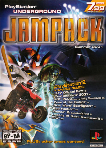 Jampack Summer 2001 - PlayStation 2 Video Games SCEA   