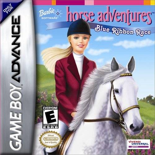 Barbie Software - Horse Adventures: Blue Ribbon Race - (GBA) Game Boy Advance Video Games VU Games   