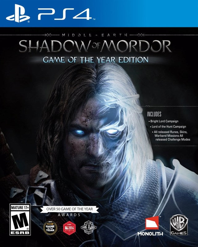 Middle-earth: Shadow of Mordor - Game of the Year Edition - PlayStation 4 Video Games Warner Bros. Interactive Entertainment   
