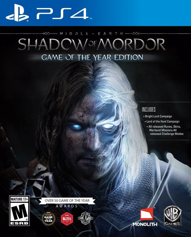 Middle-Earth: Shadow of Mordor (Game of the Year Edition) - (PS4) PlayStation 4 [Pre-Owned] Video Games Warner Bros. Interactive Entertainment