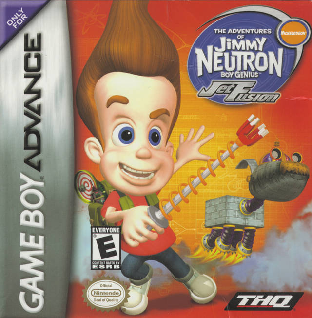 The Adventures of Jimmy Neutron Boy Genius: Jet Fusion - (GBA) Game Boy Advance Video Games THQ   