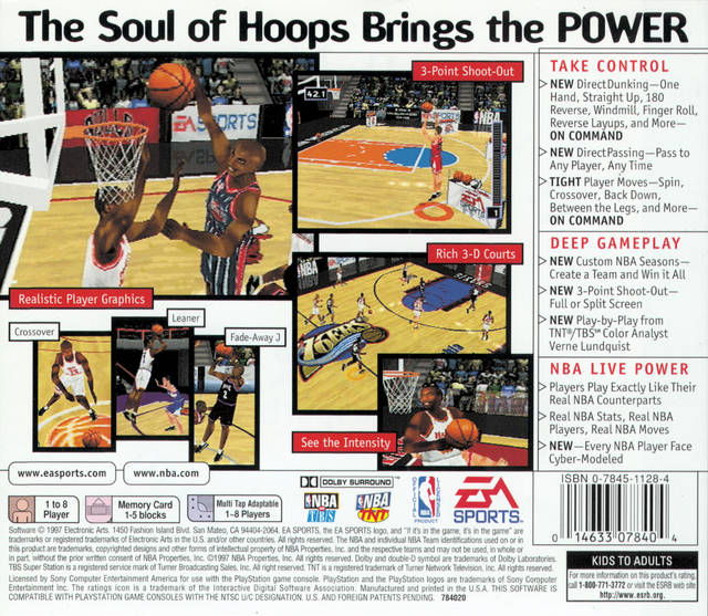 NBA Live 98 - (PS1) PlayStation 1 [Pre-Owned] Video Games Electronic Arts   
