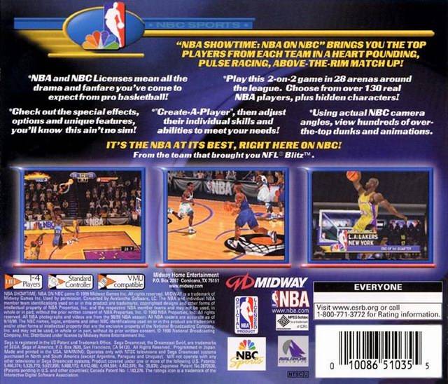 NBA Showtime: NBA on NBC - (DC) SEGA Dreamcast [Pre-Owned] Video Games Midway   