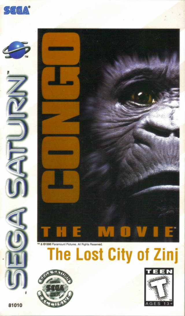 Congo the Movie: The Lost City of Zinj - (SS) SEGA Saturn [Pre-Owned] Video Games Sega   