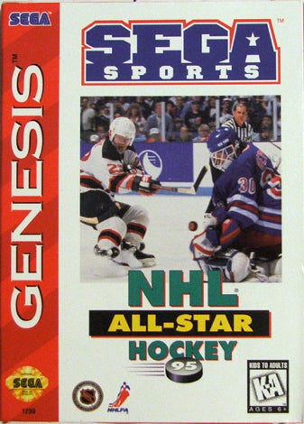 NHL All-Star Hockey '95 - SEGA Genesis [Pre-Owned] Video Games Sega   