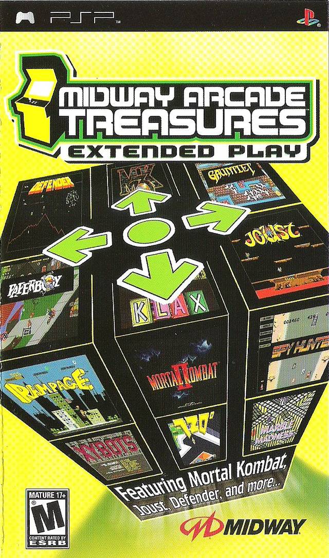 Midway Arcade Treasures: Extended Play - Sony PSP [Pre-Owned] Video Games Midway   