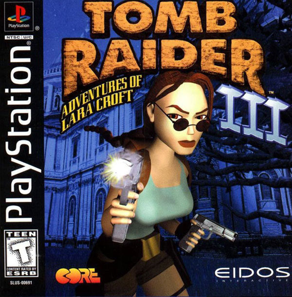 Tomb Raider III: Adventures of Lara Croft - (PS1) PlayStation 1 [Pre-Owned] Video Games Eidos Interactive   
