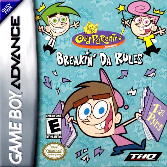 The Fairly OddParents! Breakin' Da Rules - (GBA) Game Boy Advance [Pre-Owned] Video Games THQ   