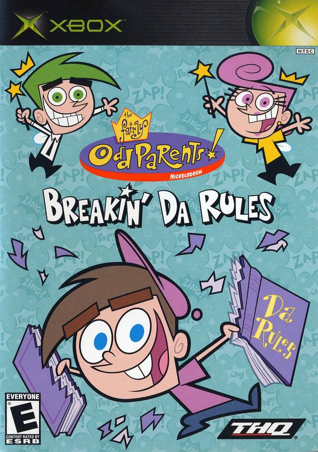 The Fairly OddParents! Breakin' Da Rules - Xbox Video Games THQ   