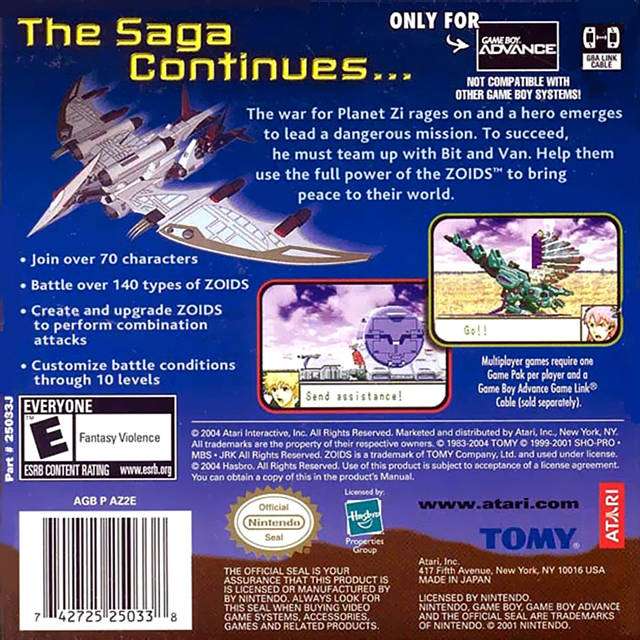 Zoids: Legacy - (GBA) Game Boy Advance [Pre-Owned] Video Games Atari SA   