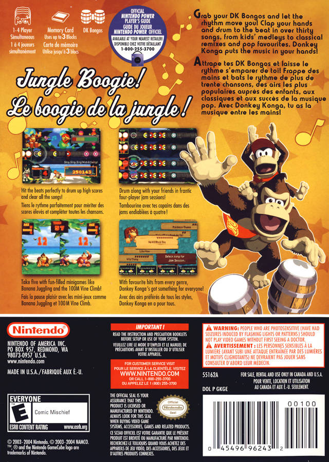 Donkey Konga - (GC) GameCube [Pre-Owned] Video Games Nintendo   