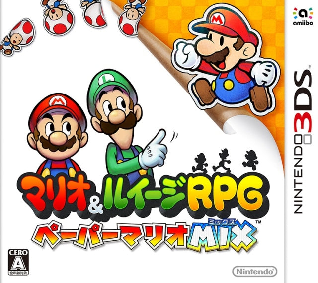 Mario & Luigi RPG Paper Mario MIX - Nintendo 3DS [Pre-Owned] (Japanese Import) Video Games Nintendo   