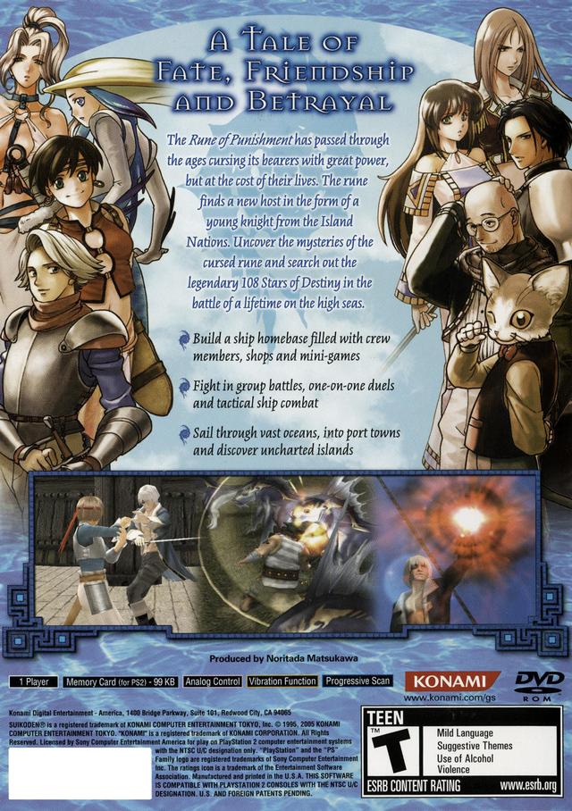 Suikoden IV - (PS2) PlayStation 2 Video Games Konami   