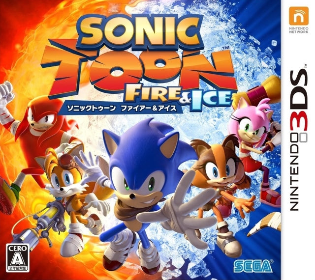 Sonic Toon: Fire & Ice - Nintendo 3DS (Japanese Import) Video Games Sega   