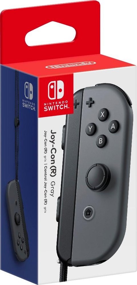 Nintendo Joy-Con (R)-Gray - Nintendo Switch Accessories Nintendo   