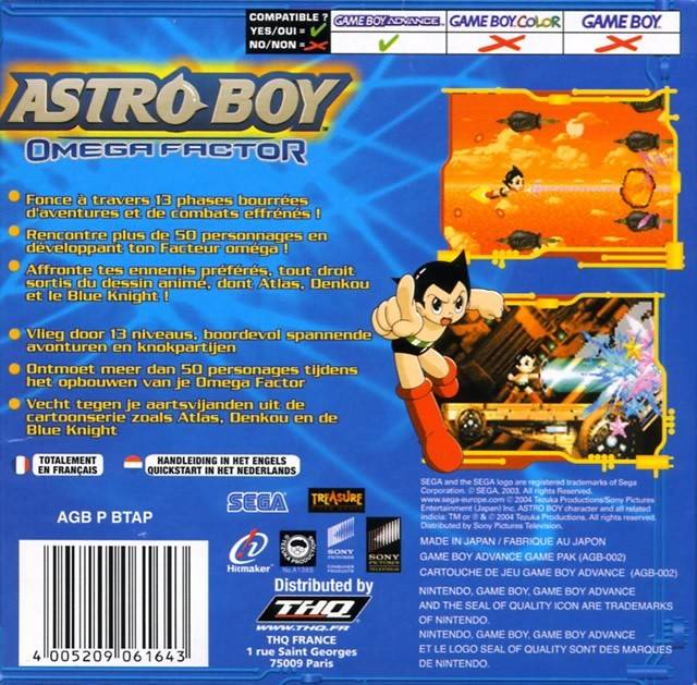 Astro Boy: Omega Factor - (GBA) Game Boy Advance [Pre-Owned
