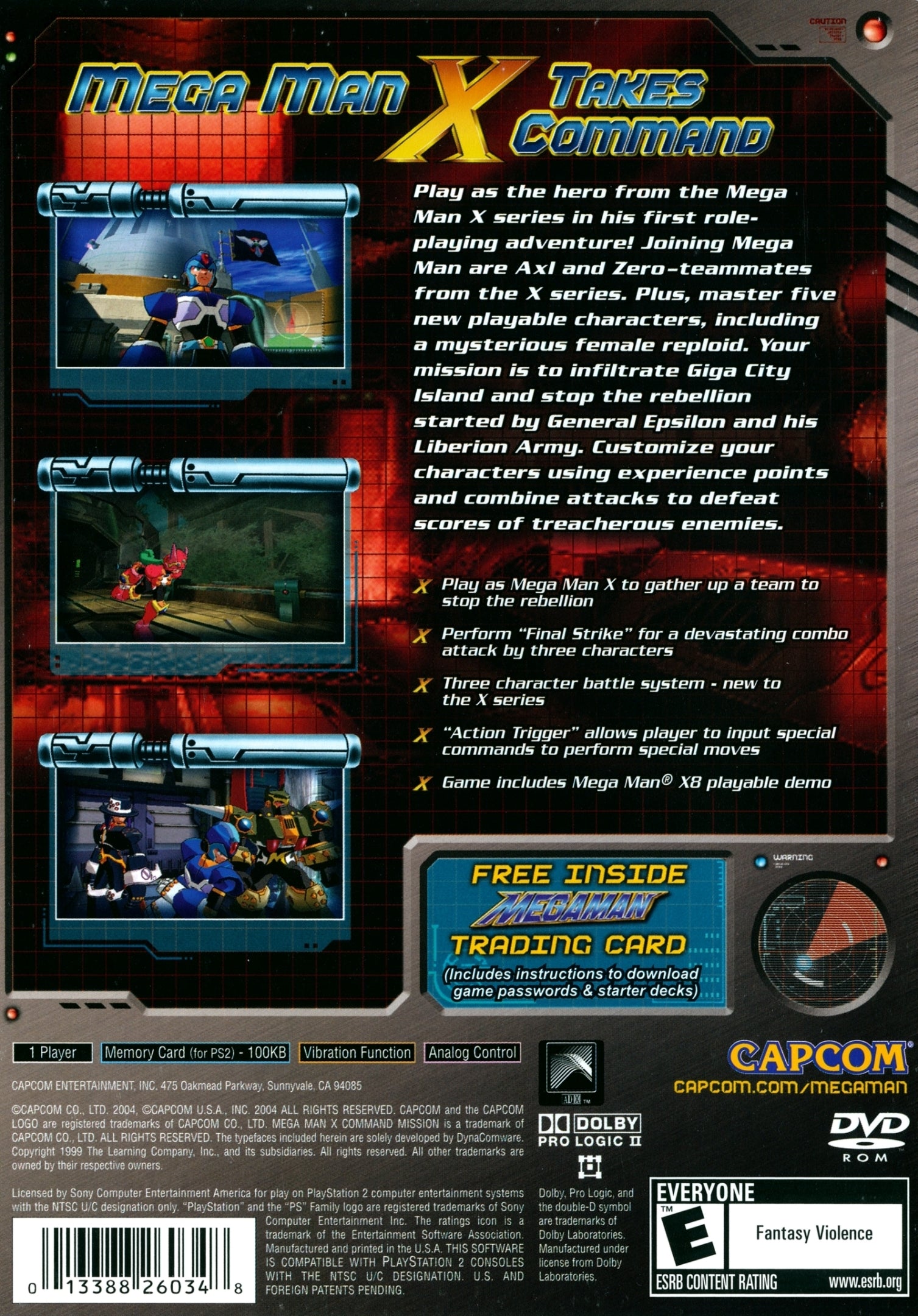 Mega Man X Command Mission - (PS2) PlayStation 2 [Pre-Owned] Video Games Capcom   
