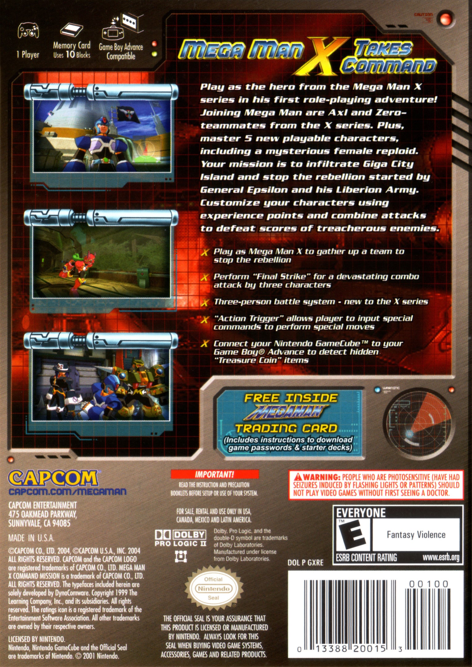 Mega Man X: Command Mission - (GC) GameCube [Pre-Owned] Video Games Capcom   