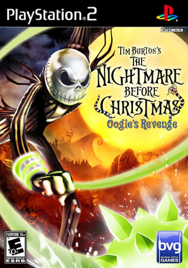 Tim Burton's The Nightmare Before Christmas: Oogie's Revenge - (PS2) PlayStation 2 [Pre-Owned] Video Games Buena Vista Games   